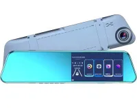 Автомобільний відеореєстратор дзеркало Vehicle Blackbox DVR a-501 з сенсорним дисплеєм 4.5 " дюймів з камерою заднього виду, авторегістратор 2 камери
