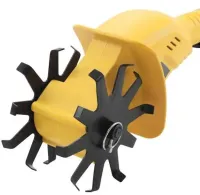 Cordless hand cultivator Dewalt DWOAS3CL for loosening and weeding vegetable garden Cordless electric cultivator Dewalt with 2 batteries for the garden