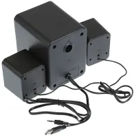 Speaker Mini FT-202 2.1 PC Music Computer Speakers, Speaker System with Subwoofer and 9W Satellites from USB Mini-jack 3.5mm Blue