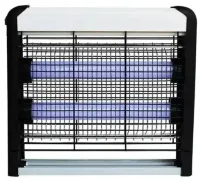 Електрична Світлодіодна лампа пастка Mosquito Trap KF-6006 6w для комах, Пастка знищувач комарів і мух Kill Pest 6Вт від мережі Біла