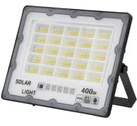 Вуличний настінний світильник прожектор Solar Wall Lamp JX-007 400W на сонячній батареї з пультом, ліхтар з датчиком руху і сонячною панеллю