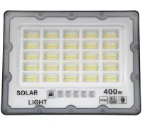 Вуличний настінний світильник прожектор Solar Wall Lamp JX-007 400W на сонячній батареї з пультом, ліхтар з датчиком руху і сонячною панеллю