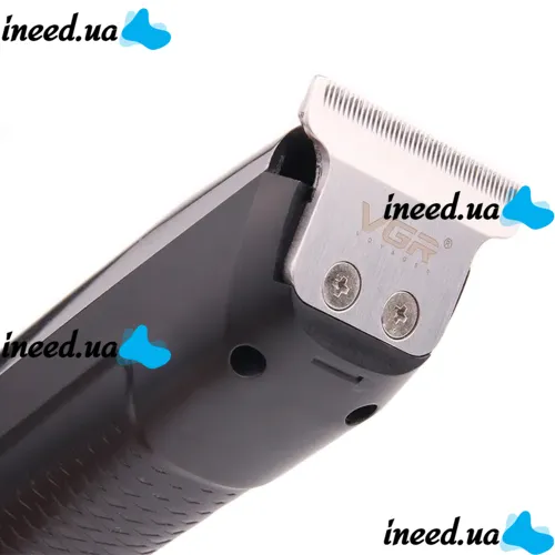 Беспроводная аккумуляторная USB машинка VGR V-008 для стрижки усов и бороды, Портативный аккумуляторный триммер бритва для мужчин Серебристый