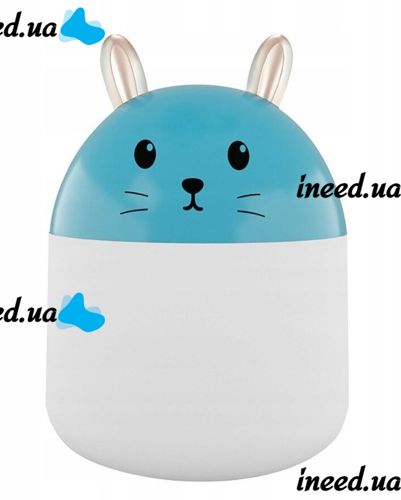 Настільний ультразвуковий зволожувач повітря нічник кролик Humidifier Rabbit ВА-12, портативний USB Арома-дифузор з підсвічуванням, нічник-зволожувач