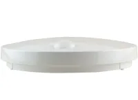 Настінний світлодіодний світильник Sanso LED 15W-NW-SE з датчиком руху, стельовий акумуляторний круглий ліхтар BT001 4000K IP44 на стіну Білий