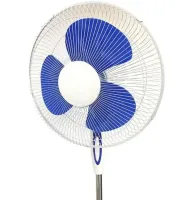 Підлоговий вентилятор WimpeX WX - 1611 40 см stand fan 16 " 100w з регулюванням висоти, Безшумний вентилятор Вімпекс 100Вт на підлогу 3 швидкості Білий