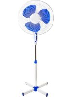 Підлоговий вентилятор WimpeX WX - 1611 40 см stand fan 16 " 100w з регулюванням висоти, Безшумний вентилятор Вімпекс 100Вт на підлогу 3 швидкості Білий