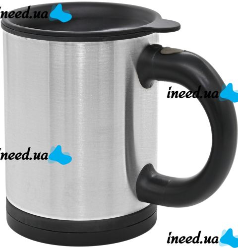 Автоматична кружка-мішалка Self Stirring Mug Black 350 мл термокружка з міксером для розмішування цукру кави, пластикова чашка мішалка з кришкою 