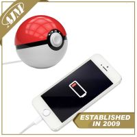 Portable charger Power Bank 10000 mAh in the form of a Pokeball, in the form of a Pokeball from the Pokemon Cartoon