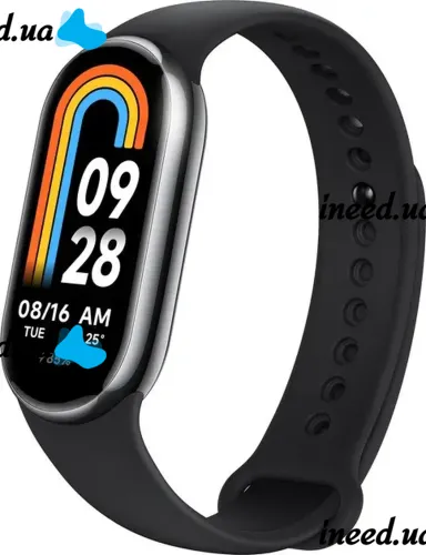 Xiaomi Mi Band M8 FitPro fitness bracelet with pedometer, blood pressure and heart rate measurement, Xiaomi Smart Watch M8 Black Sports Smart Wrist Watch