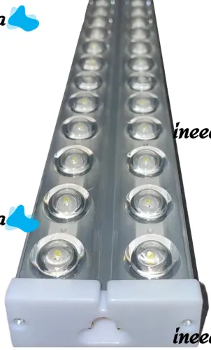 LED Ceiling Lamp with Lenses Tube Light T10 120 cm 6500K Electric Modular Lamp SMD 36W Wall Lamp from 220V Mains White