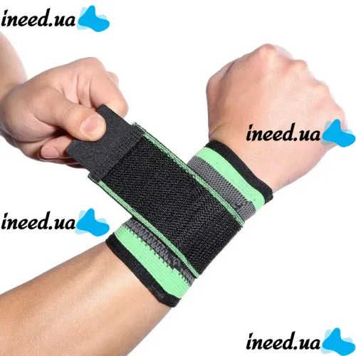 Sibote Wristbands ST-2505 Wrist Support: Elastic Wrist Bandage for Sprains, Wrist Brace with a Securing Strap