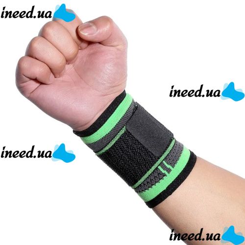 Sibote Wristbands ST-2505 Wrist Support: Elastic Wrist Bandage for Sprains, Wrist Brace with a Securing Strap