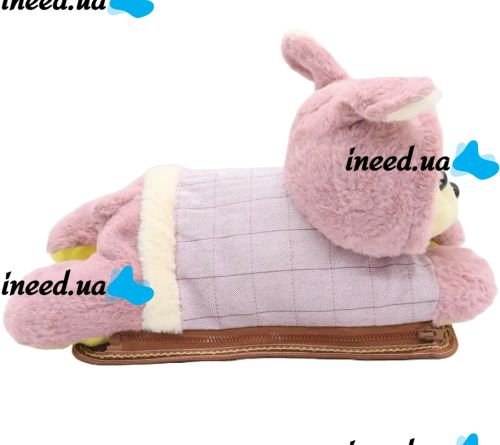 М'яка іграшка Зайчик TaoBao подвійна водяна муфта з підігрівом для рук 500W, електрична грілка у формі зайчика для зігрівання рук від мережі 220V