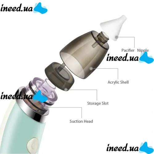 Children's Rechargeable Nasal Aspirator Sniffing Equipment Nasal Aspirator WX-102 USB, Electric Nasal Nozzle Little Bees PRO HD-8032
