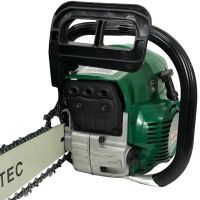 Gasoline chainsaw Krafftec KRA-5800 7 hp 45 cm bar for trimming trees and cutting firewood, Chainsaw Adeytos 18" inch 58cm3 Green