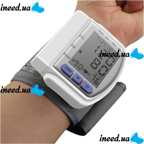 Automatic Wrist Tonometer Smart CK-102S Digital for Measuring Blood Pressure and Pulse Automatic Blood Pressure