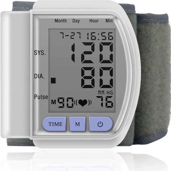 Automatic Wrist Tonometer Smart CK-102S Digital for Measuring Blood Pressure and Pulse Automatic Blood Pressure