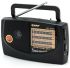 Portable radio Receiver KIPO KB-308AC, wireless battery, FM Radio Receiver