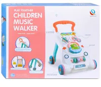 Children's Educational Walker Wheelchair Qichun Toys 696-R15 2in1, Children's Walker Children Music Walker on Wheels with Musical Effects for Children