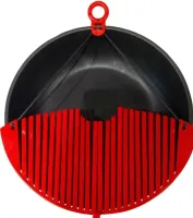 Універсальний друшляк накладка Better Strainer на каструлю від 24см до 30см для зливу води, силіконове сито для промивання продуктів з тримачем