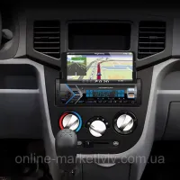 Car stereo player 1Din Pioneer MP3 7001 BT with phone holder, Car Bluetooth stereo with microphone USB SD player Black