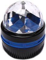 Discoshar-Starry Sky Projector Led Mini Magic Ball Desktop RGB Projector, Round LED LED Lamp, 3D Night Light Discoshar USB Black