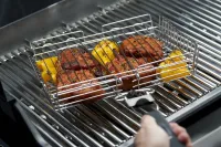 Universal Grill Grill Broil King MAG-770 32x22 cm with Removable Handle, Basket Stainless Steel Barbecue Net Silver
