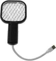 Електричний USB знищувач комах Mosquito Swatter UKC 3945 від комах, Лампа мухобійка комарів і мух з УФ світлом від юсб Чорний