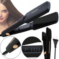 Mozer MZ-7082 professional hair straightener flat iron with temperature control, Mozer hair flat iron Black