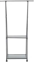 Підлогова вертикальна стійка вішалка для одягу Coat rack Traingular 160Х55 см багатофункціональна пересувна полиця для зберігання речей до 20 кг