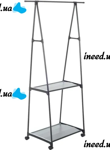 Підлогова вертикальна стійка вішалка для одягу Coat rack Traingular 160Х55 см багатофункціональна пересувна полиця для зберігання речей до 20 кг