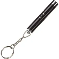 LED Laser Pointer Pathfinder SL-9617 2in1 Red Laser with Battery Keychain, Laser Designator Flashlight 2LED MXKPG-003 7cm with Keychain