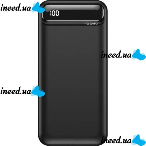 Зовнішній акумулятор Borofone Power Bank BJ14D 50000mah Black на 2 USB 22.5 W і USB-C 20W, УМБ Повербанк батарея з ремінцем для зарядки телефону Чорний