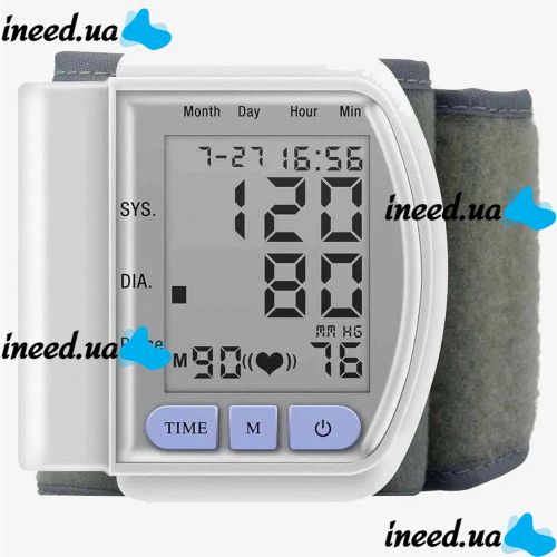 Automatic Wrist Tonometer Smart CK-102S Digital for Measuring Blood Pressure and Pulse Automatic Blood Pressure