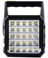 Автономная солнечная зарядная станция Solar GDlite GD-105 Power Bank с солнечной панелью и 3 LED лампочки, Прожектор фонарь с функцией повербанка