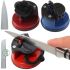 Точилка для ножей Knife Sharpener with Suction Pad механическая ножеточка профессиональный пластиковый станок для заточки кухонных ножниц на присоске