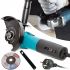 Професійна болгарка Makita GA5030 720W, Кутова шліфмашина 125 мм Макіта, Мережева турбинка шліфувальна машина 11000об / хв 750Вт від мережі синя