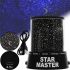 Night light Starry Sky Projector Star Master Gizmos Children's Table LED Lamp, Round Space 3D Night Light Projector with USB Batteries Black
