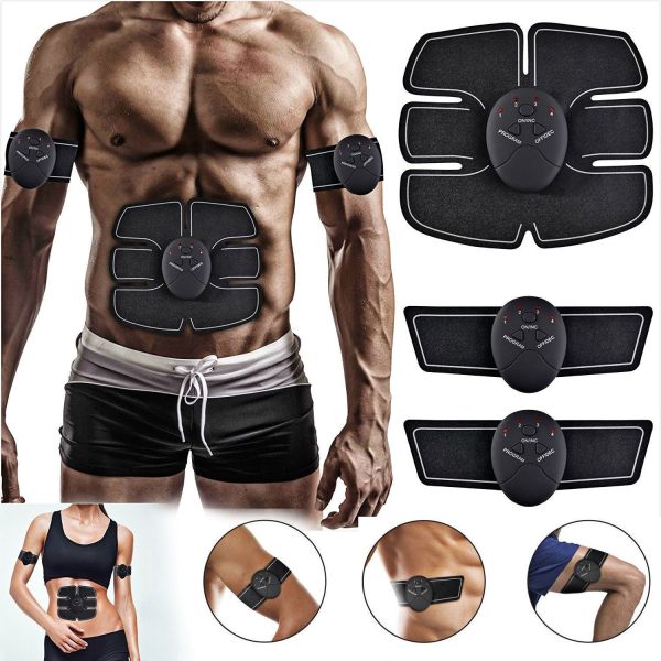 Myostimulator EMS Trainer 3 in 1 + 2 butterflies for biceps, a large full set of Smart Fitness Simulator for abdominal muscles, arms and legs