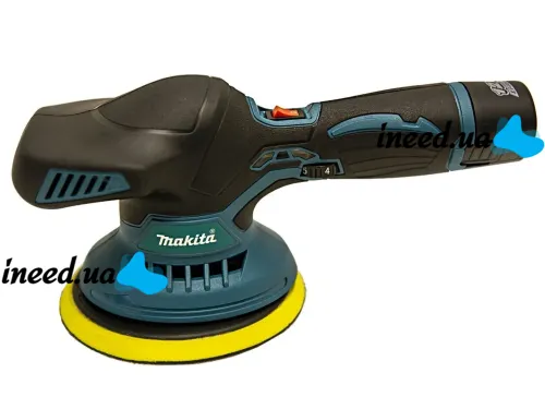 Бездротова Полірувальна машинка Makita 12V D600 12В акумуляторна ексцентрикова шліфувальна машина для полірування автомобіля з насадками 6 швидкостей