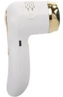 Callus Remover Y2023-1 cordless pumice stone for heel cleaning and callus removal, Grinding file with 2 attachments for removing rough skin White
