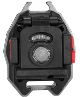 Нагрудний акумуляторний LED ліхтарик брелок Police Lamp W5144 з прикурювачем і свистком, похідний ліхтар із запальничкою і брелоком 7 режимів від USB