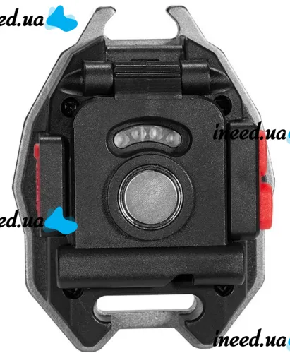 Нагрудний акумуляторний LED ліхтарик брелок Police Lamp W5144 з прикурювачем і свистком, похідний ліхтар із запальничкою і брелоком 7 режимів від USB