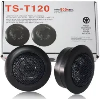 Автомобільні врізні колонки пищалки d = 2.5 cm ProAudio TS-T120 500W динаміки в авто 2 шт, Акустика TS T120 500 Вт в машину, Автоакустика чорні