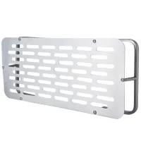 Wall Mounted Straight Bathroom Shelf Storage Rack AND144 for Accessories, Hanging Organizer 30x13x5.5cm Bathroom Wall Holder White