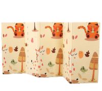 Children's double-sided educational Folding Thermo Mat Zoo Height Meter 180x200x1 cm, Thermal mat, Play mat with height measurement for children