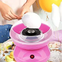 Мини аппарат для сладкой ваты Cotton Candy Maker GCM-520, Розовый, Машинка для сахарной ваты 500W, Сладкая вата для дома