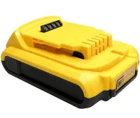 Universal Rechargeable Battery Dewalt DCB203 Yellow Li-on 24V 2Ah for Power Tools, Additional battery for a screwdriver 24V Yellow