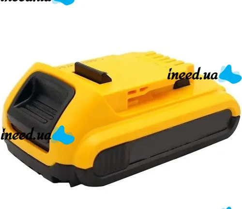 Universal Rechargeable Battery Dewalt DCB203 Yellow Li-on 24V 2Ah for Power Tools, Additional battery for a screwdriver 24V Yellow